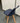 Scandinavian Modern Dining / Side Chair – Navy Blue Molded Seat with Wooden Legs