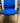 Blue meeting chairs on wheels