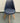 Scandinavian Modern Dining / Side Chair – Navy Blue Molded Seat with Wooden Legs